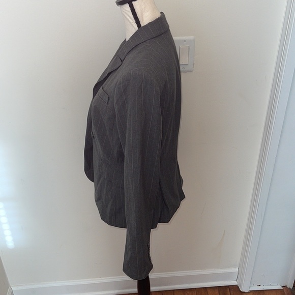 The Limited Gray Pinstripe Suit Jacket - Picture 12 of 16